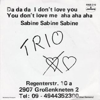 Da Da da I Don't Love You