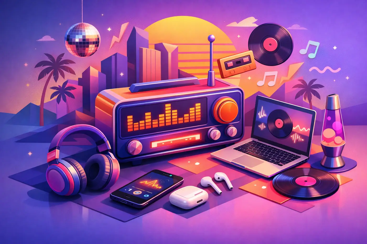 Where to Listen to New Wave Radio All Day