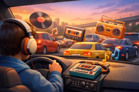 Retro Music for Commuting That Beats Traffic
