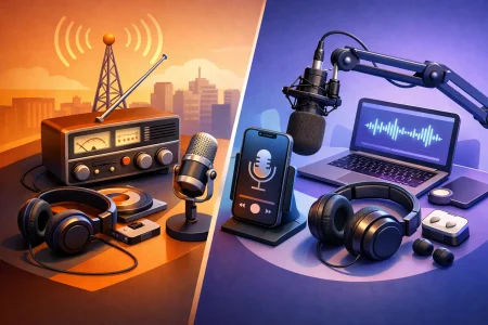 Radio Sponsorship Versus Podcast Advertising